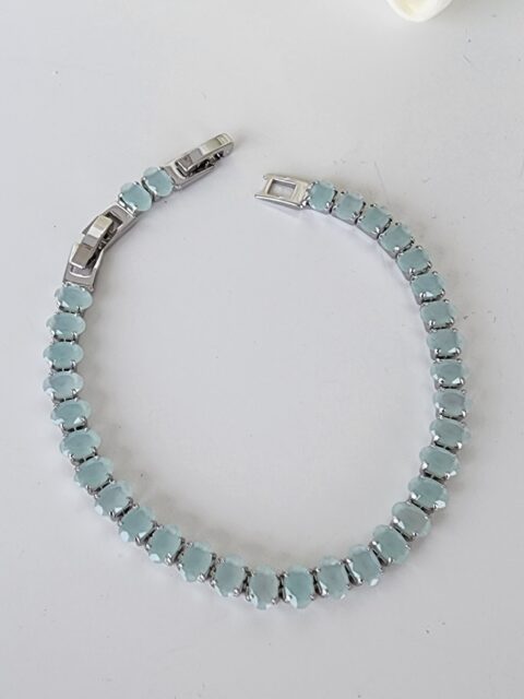 Açık Yeşil Su Yolu Çelik Bileklik