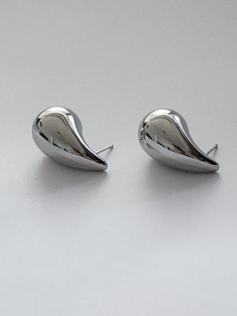 Büyük Boy Damla Göz Yaşı Çelik Küpe