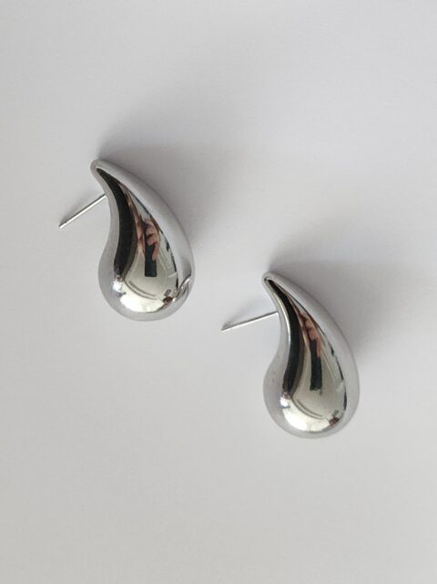 Çelik Damla Çelik Küpe Silver