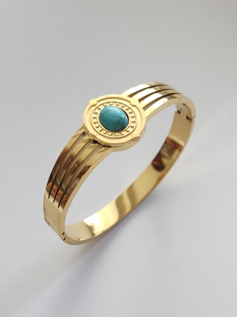 Çelik Firuze Tasli Kelepçe