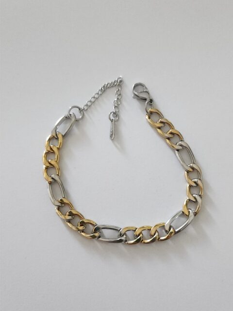 Çift Renkli Zincir Bileklik