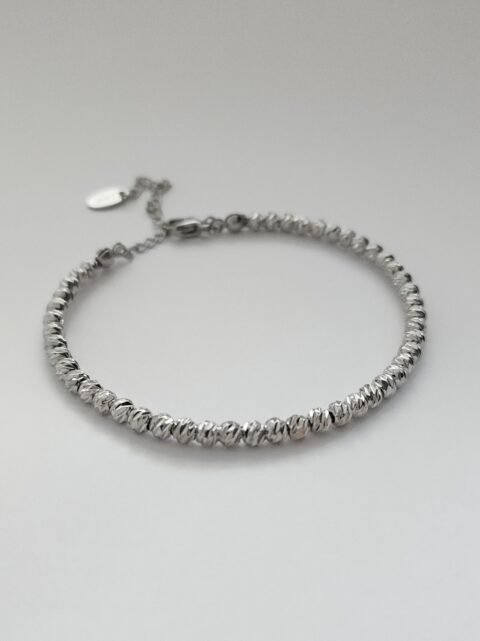 Dorika Toplu Silver Çelik Bileklik Kelepçe