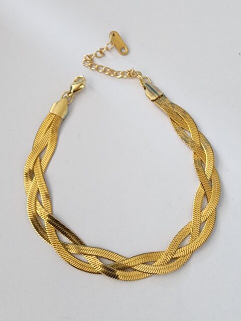 İtalyan Zincirli Örgü Bileklik