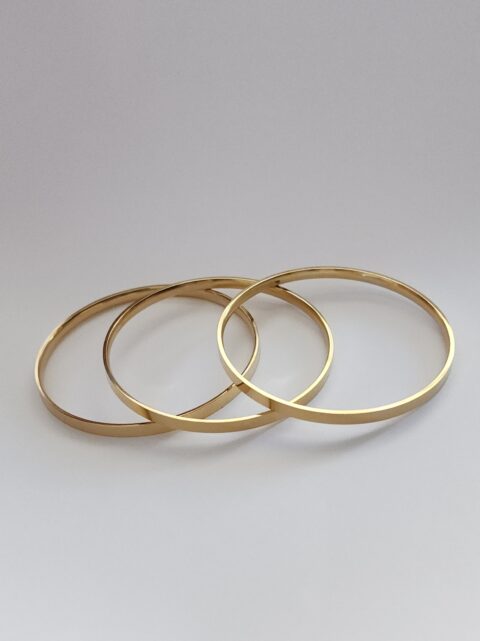 Kibrit Çöpü Ajda Bilezik Gold 60 Cm