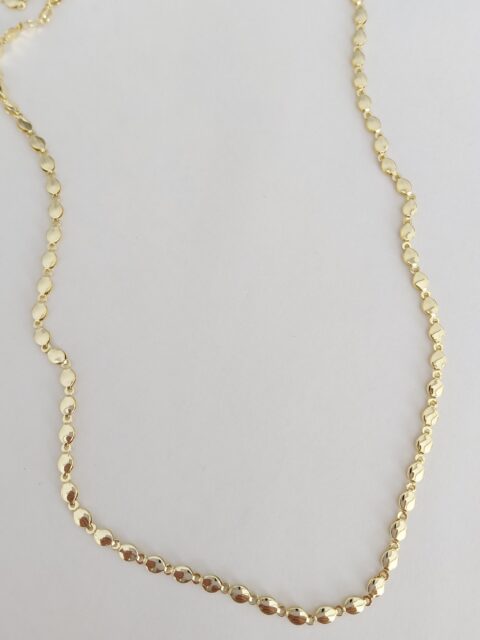 Oval Detaylı Zincirli Xuping Kolye 90 cm