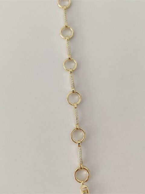 Taşlı Yuvarlak Detaylı Xuping Bileklik