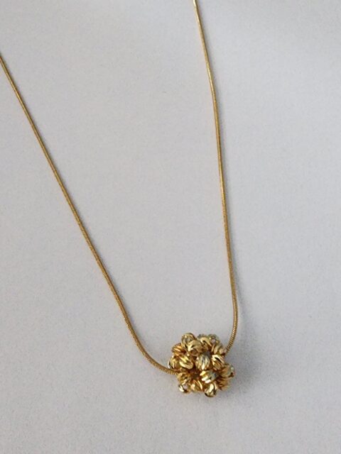 Topçuklu Çelik Kolye