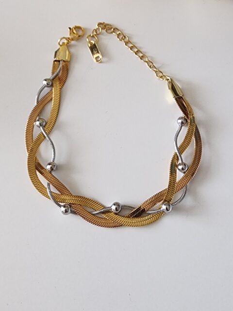 Üç Renkli Dorikalı Bileklik