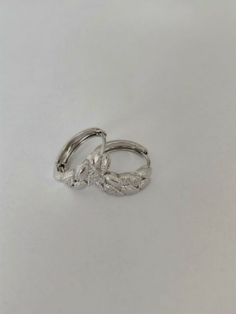 Xuping Damla Desenli Halka Küpe