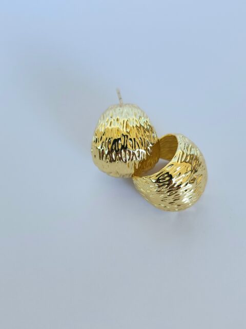 Xuping Desenli Sepet Kıvrımlı Çelik Küpe