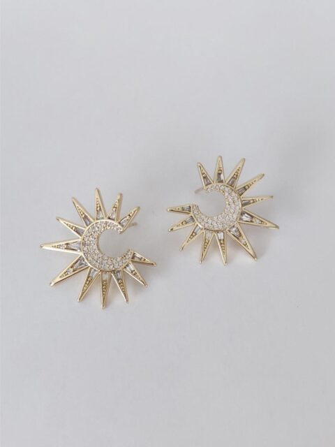 Xuping Taşlı Güneş Küpe