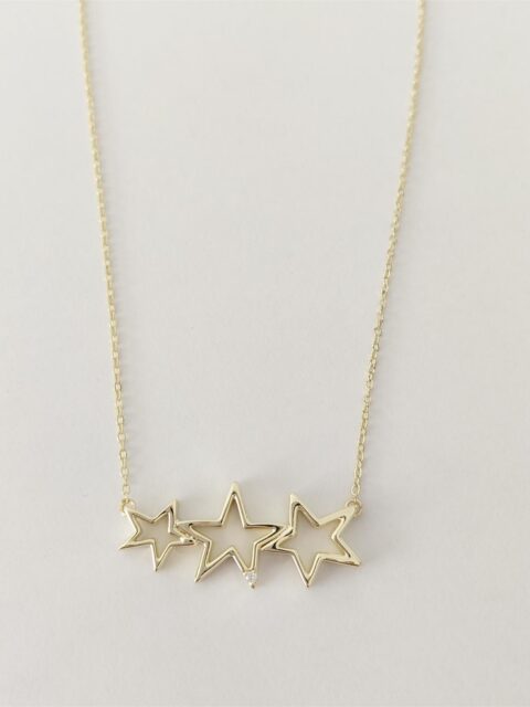 Yıldızlı Xuping Kolye Gold