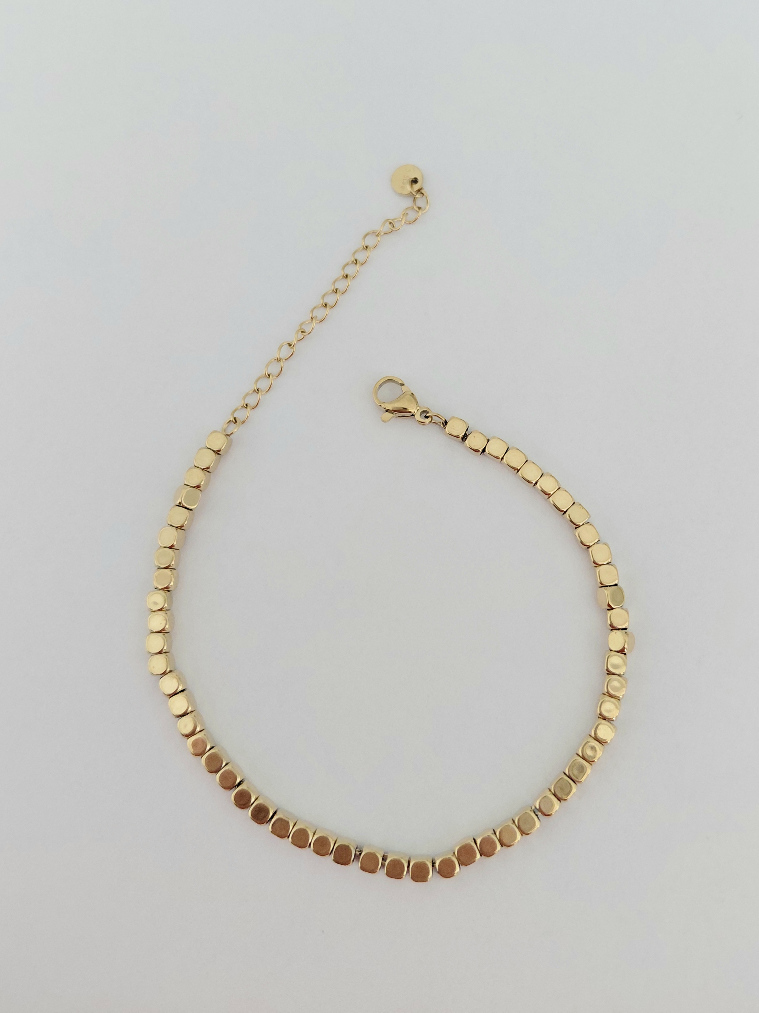 Kare Dorikal� �elik Bileklik 