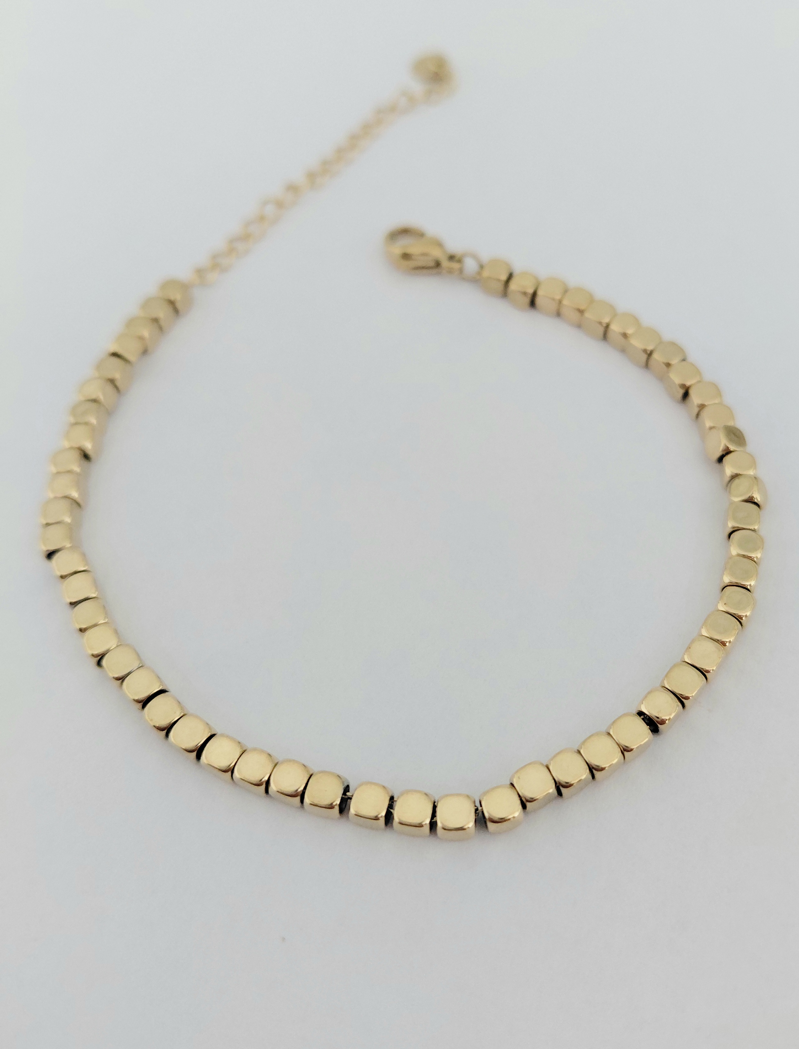 Kare Dorikal� �elik Bileklik 