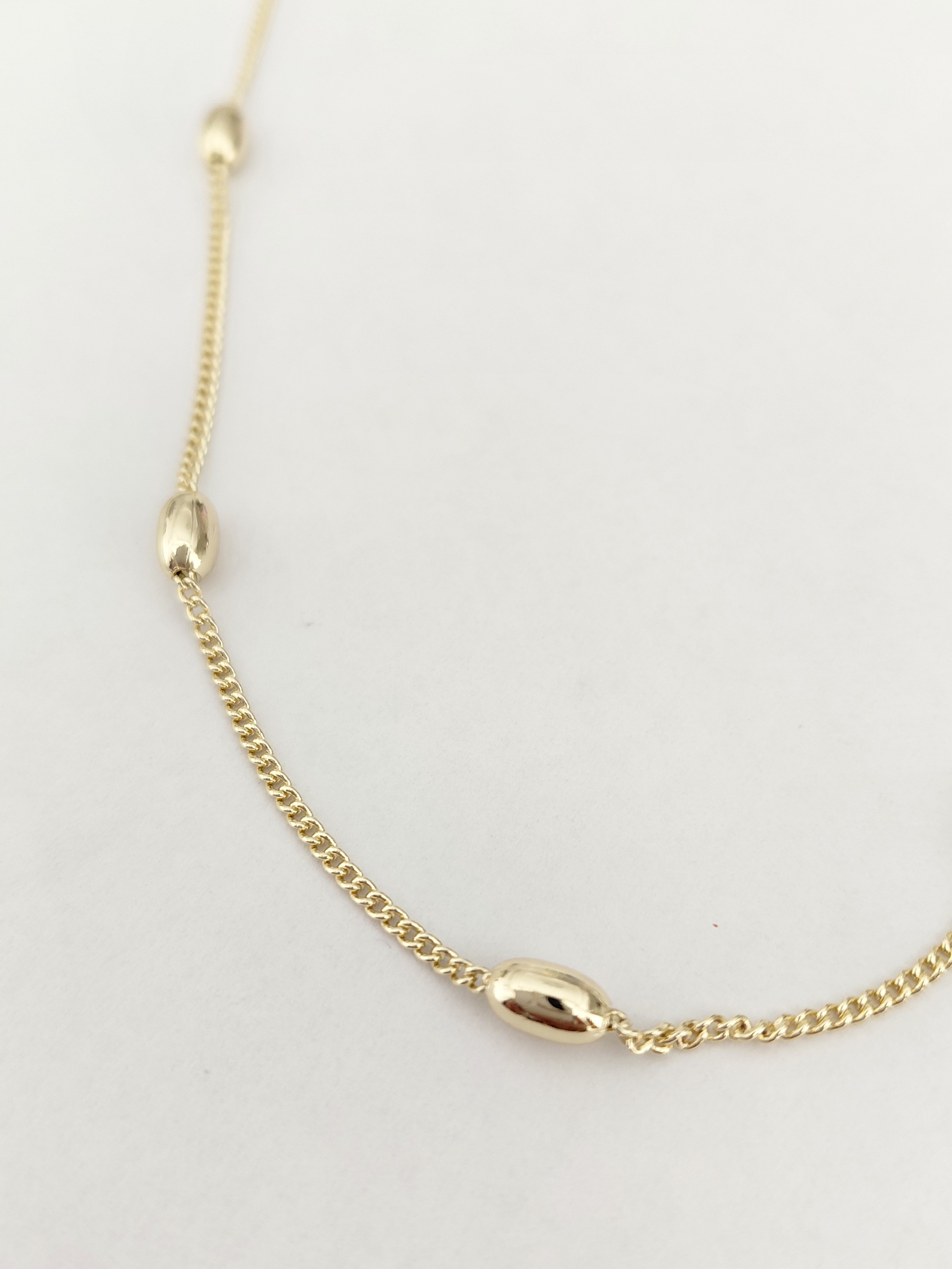 Oval Dorikal Zincir Kolye 60 cm