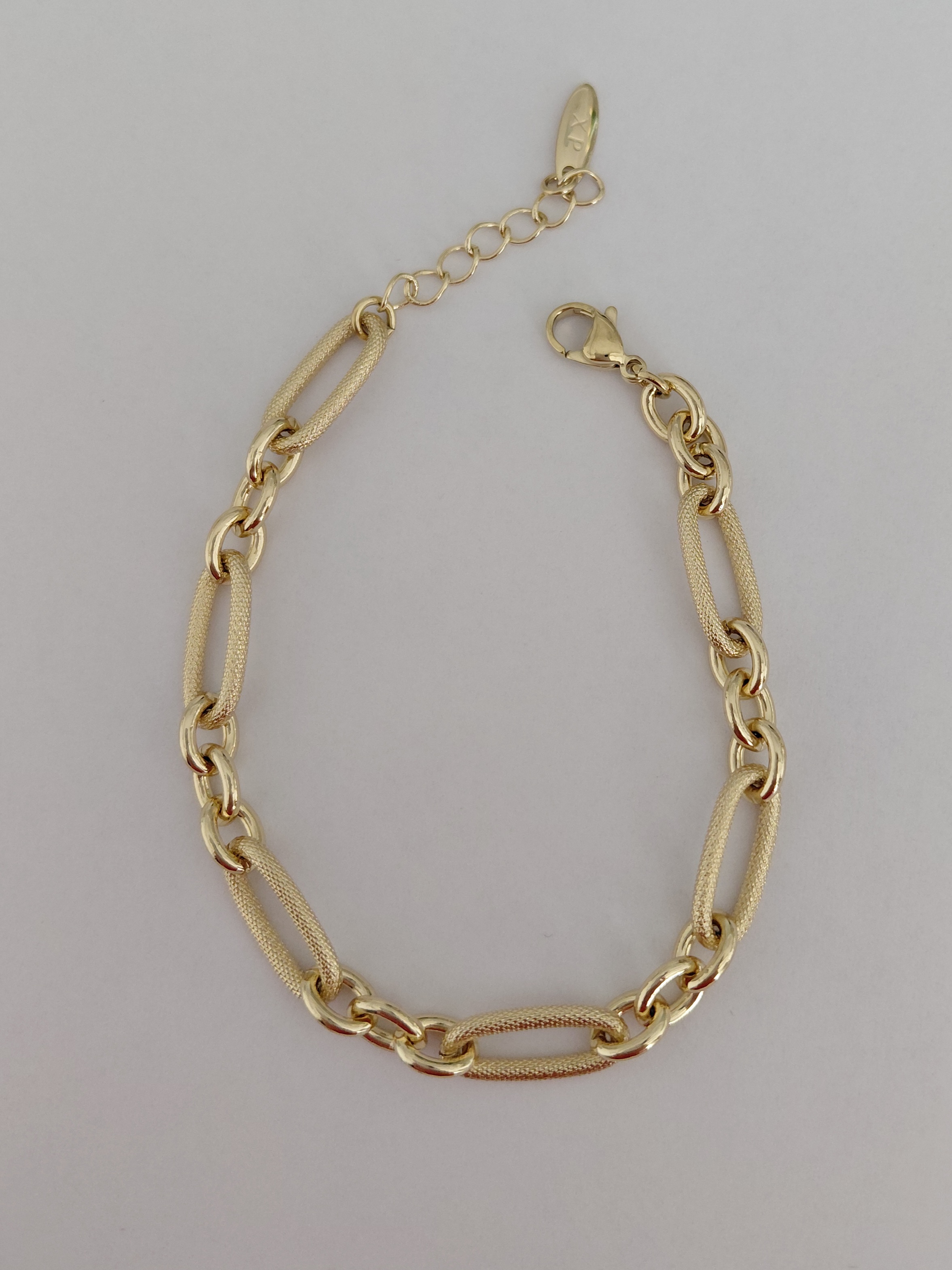 Xuping Desenli Halka Zincirli Bileklik 