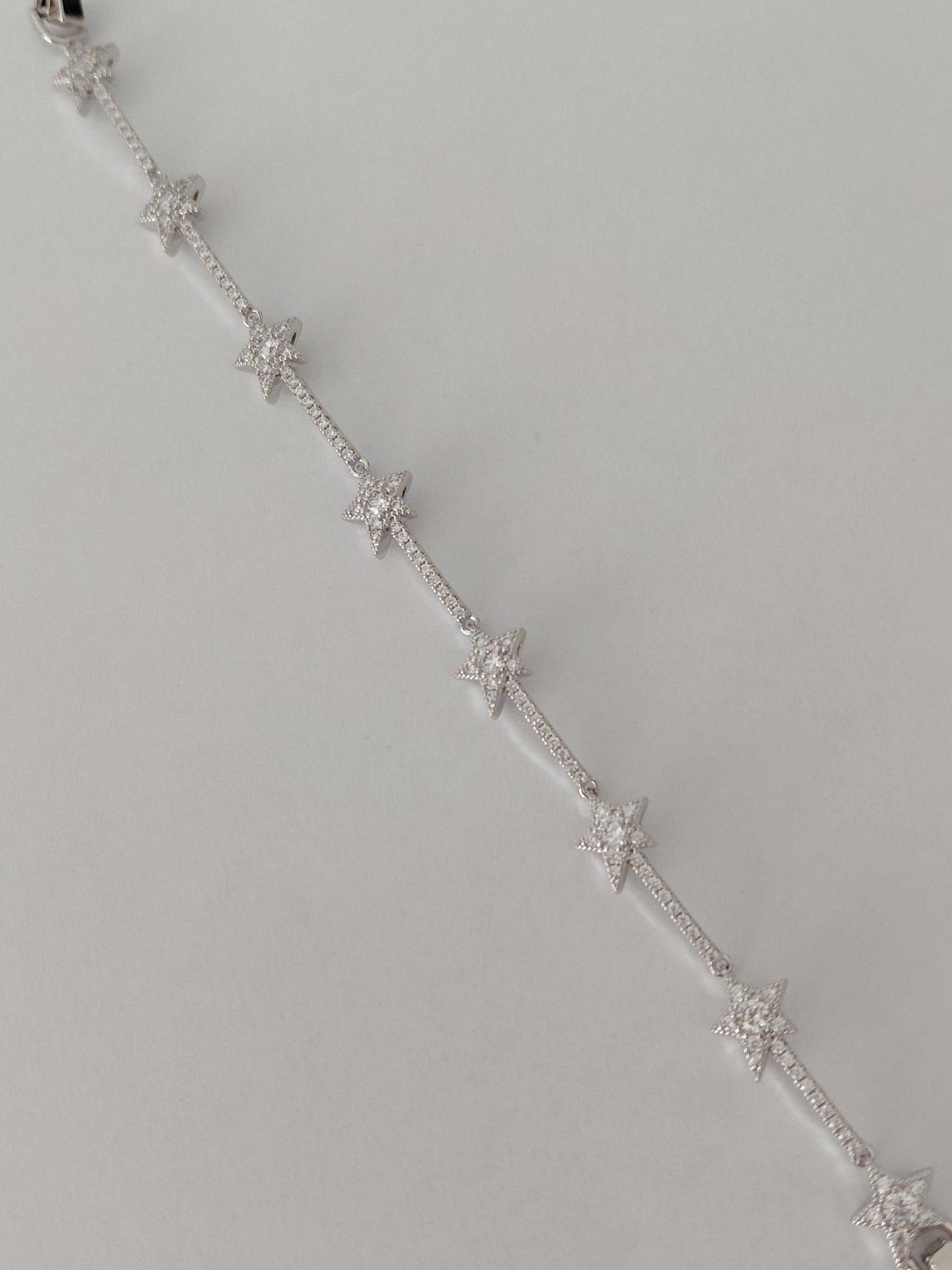 Xuping Ta�l� Y�ld�z Bileklik Silver 