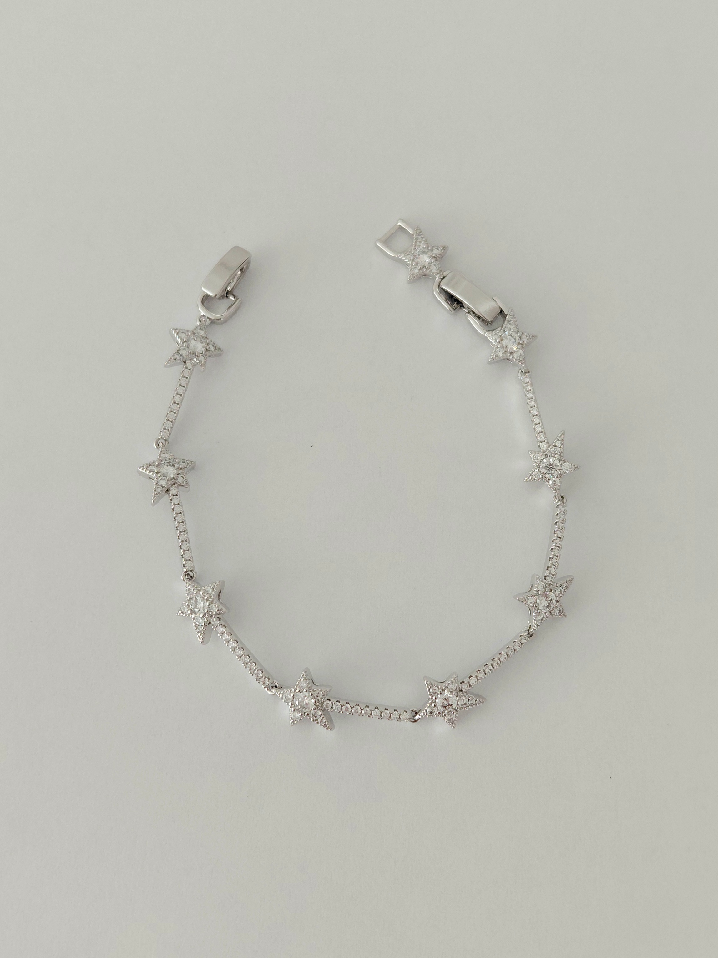 Xuping Ta�l� Y�ld�z Bileklik Silver 