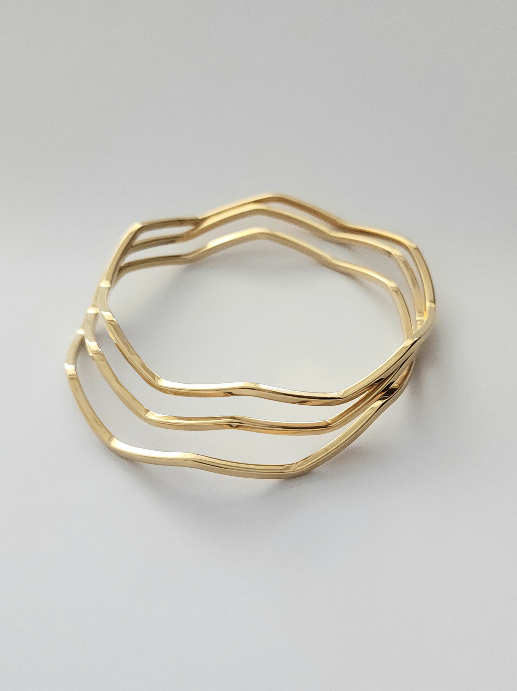 Zigzag desenli modern Ajda bilezik modeli 60 ölçü