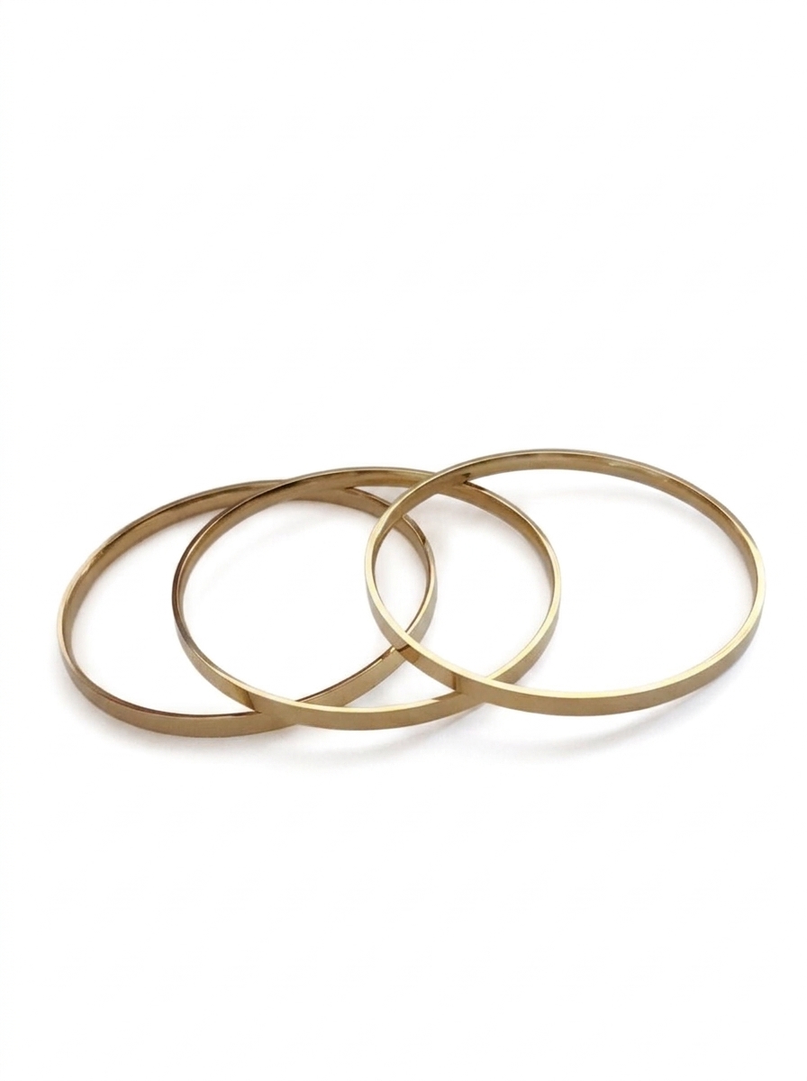 Kibrit Çöpü Ajda Bilezik Gold 60 Cm