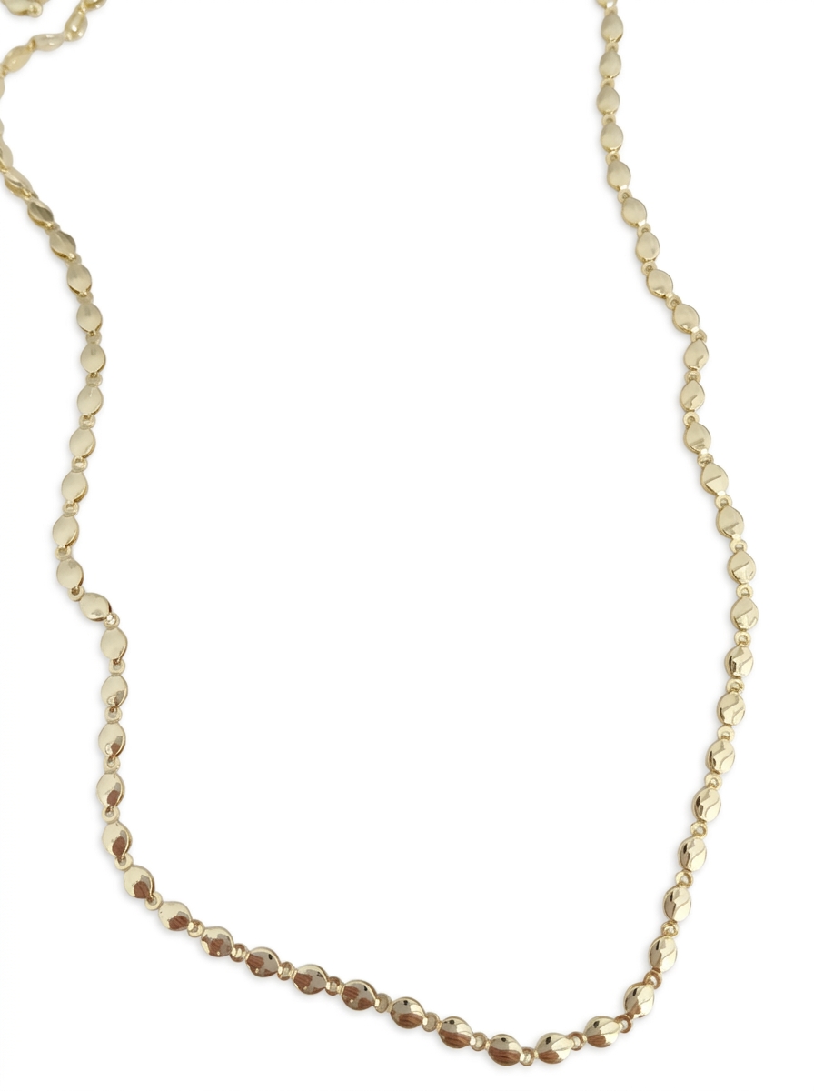 Oval Detaylı Zincirli Xuping Kolye 90 cm